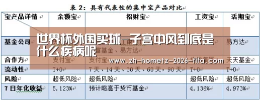 世界杯外围买球-子宫中风到底是什么疾病呢(图2) 2026世界杯